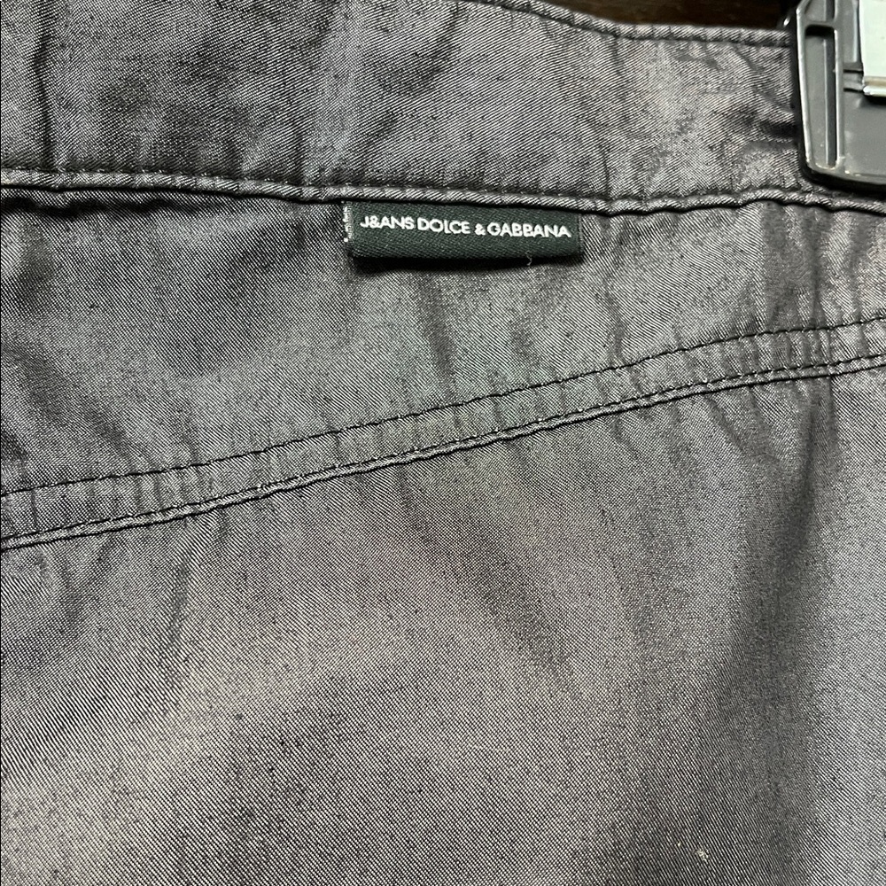 J&ANS Dolce & Gabbana Vintage 90s Ittierre SPA Lightweight unlined Pants US 8 - Picture 3 of 12
